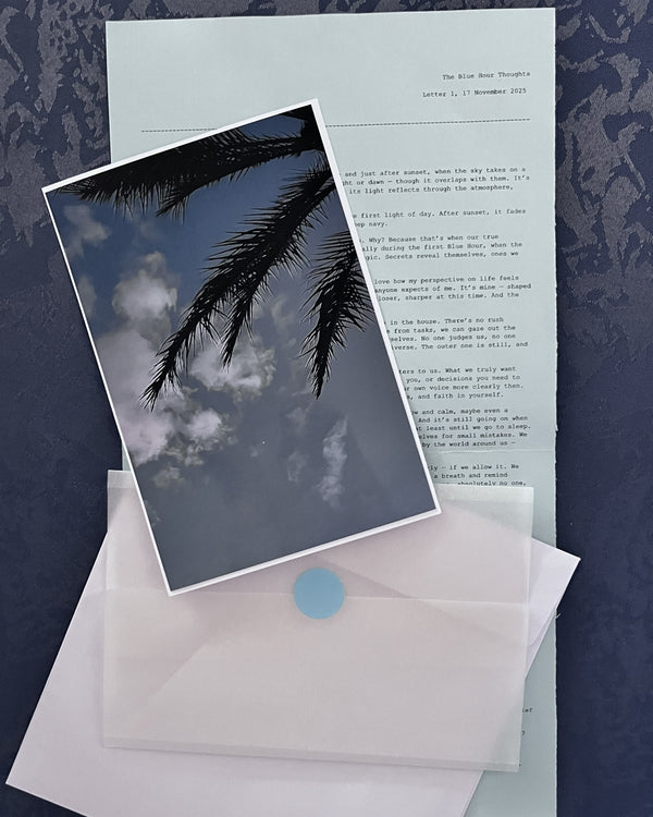 the blue hour thoughts